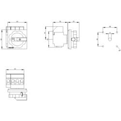 černá 4pólový 16 mm² 32 A 690 V/AC Siemens 3LD22031TL51