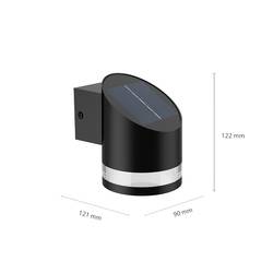 Philips LED Fyce 8720169265585 venkovní solární nástěnné osvětlení LED 1.5 W černá