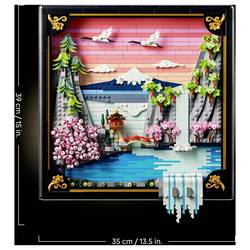 31218 LEGO® ART Japonská krajina třešňového květu (31218); nástěnné kuny