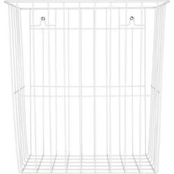 TORK 226002 odpadkový koš, 24.6 l, kov, (š x v x h) 320 x 350 x 220 mm, bílá, s držákem na stěnu, 1 ks