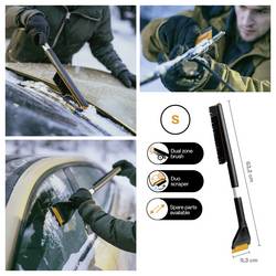Fiskars škrabka na led/metlička na sníh (d x š) 630 mm x 93 mm osobní automobily, SUV, Vany černá/oranžová