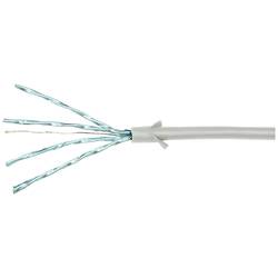 LogiLink CQ9012S RJ45 síťové kabely, propojovací kabely CAT 6A U/FTP 0.30 m šedá extrémně tenký , samozhášecí, flexibilní provedení, fóliové stínění, bez