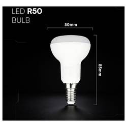 V-TAC 211386 LED Energetická třída (EEK2021) F (A - G) E14 4.8 W = 40 W teplá bílá 1 ks
