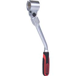 KS Tools 150.2121 Kloubový nástavec pro lambda sondy, 22 mm, 240 mm