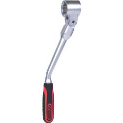 KS Tools 150.2121 Kloubový nástavec pro lambda sondy, 22 mm, 240 mm