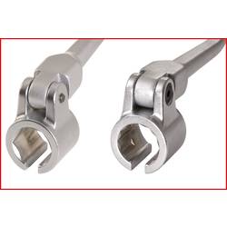 KS Tools 150.2121 Kloubový nástavec pro lambda sondy, 22 mm, 240 mm