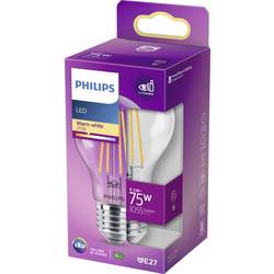 Philips LED 76299500 LED Energetická třída (EEK2021) E (A - G) E27 klasická žárovka 8.5 W = 75 W teplá bílá (Ø x d) 6 cm x 10.4 cm 1 ks