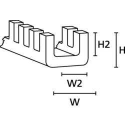HellermannTyton G51PG PE NA 25 Ochrana hran polyetylén přírodní (A x B x C x D) 13.2 x 10.1 x 6.8 x 4.8 25 m