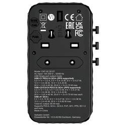Verbatim Charge n Travel GaN III cestovní nabíječka, GaN, s adaptérem pro Evropu, s britským adaptérem, s americkým adaptérem, 1x USB A , 3x USB-C®, 85 W,