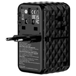Verbatim Charge n Travel GaN III cestovní nabíječka, GaN, s adaptérem pro Evropu, s britským adaptérem, s americkým adaptérem, 1x USB A , 3x USB-C®, 85 W,