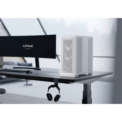 APNX APNX C1-R-WT-V1 midi tower herní pouzdro bílá