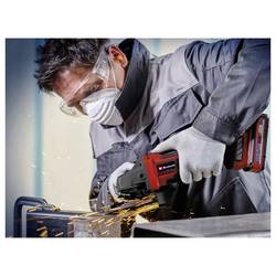 Einhell 4431155+4512042 Akumulátorová úhlová bruska 125 mm, akumulátor, vč. nabíječky, Vč. Rychloupínacího matice, 18 V