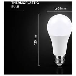 V-TAC 2144536 LED Energetická třída (EEK2021) F (A - G) E27 15 W = 100 W 1 ks