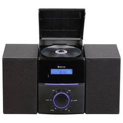 Denver MCA-240 stereo systém AUX, CD, FM, funkce alarmu, vč. dálkového ovládání 2 x 20 W černá