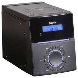 Denver MCA-240 stereo systém AUX, CD, FM, funkce alarmu, vč. dálkového ovládání 2 x 20 W černá
