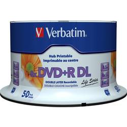 Verbatim 97693 DVD+R DL 8.5 GB 50 ks vřeteno s potiskem