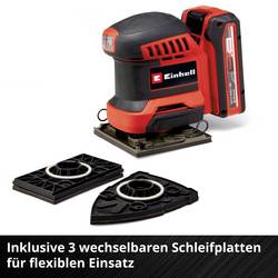 Einhell Power X-Change TE-OS 18/113 3X Li - Solo akumulátorová delta bruska, bez akumulátoru, bez nabíječky, taška, vč. příslušenství, 18 V, 4460730