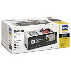 GYS BATIUM 15.12 024519 nabíječka autobaterie, dílenská nabíječka, nabíječka 6 V, 12 V