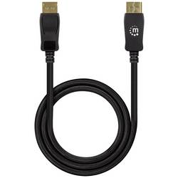 Manhattan DisplayPort kabel Konektor DisplayPort, Konektor DisplayPort 2.00 m černá 353618 8K UHD Kabel DisplayPort
