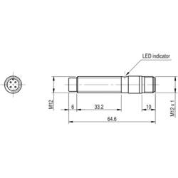 MD Micro Detectors senzor Induktivní PFM1/BP-2H PFM1/BP-2H