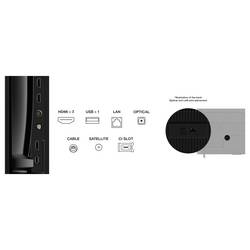 TCL 55P69K LED TV, 140 cm 55 palec, E (A - G), černá