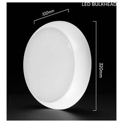 V-TAC 801-24-6 VT-8603 LED nástěnné světlo LED Energetická třída (EEK2021): D (A - G) 8 W, 16 W, 20 W bílá