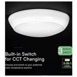 V-TAC 801-24-6 VT-8603 LED nástěnné světlo LED Energetická třída (EEK2021): D (A - G) 8 W, 16 W, 20 W bílá