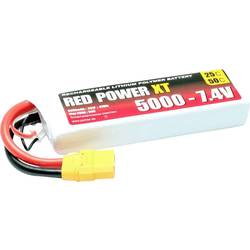 Red Power 15454 akupack Li-Pol (modelářství), 7.4 V, 5 Ah, články 2, 25 C, Softcase, XT90