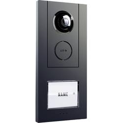 m-e modern-electronics VISTUS VD ALU-610 A kabelový příslušenství domovní telefon venkovní jednotka, antracitová, 41178