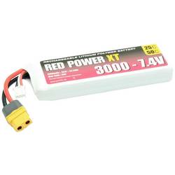 Red Power 15424 akupack Li-Pol (modelářství), 7.4 V, 3000 mAh, články 2, Softcase, XT60
