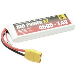 Red Power 15432 akupack Li-Pol (modelářství), 7.4 V, 4500 mAh, články 2, 25 C, Softcase, XT90