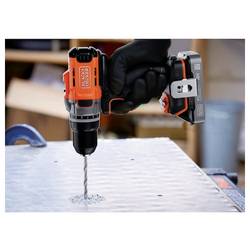 Black & Decker aku vrtací šroubovák, 18 V, 2.0 Ah Li-Ion vč. 2x aku, vč. nabíječky, BCD382D2XK-QW