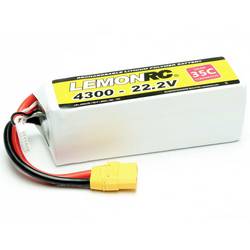 LemonRC 15735 akupack Li-Pol (modelářství), 22.2 V, 4300 mAh, články 6, 35 C, Softcase, XT90