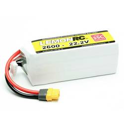 LemonRC 15752 akupack Li-Pol (modelářství), 22.2 V, 2600 mAh, články 6, 35 C, Softcase, XT60