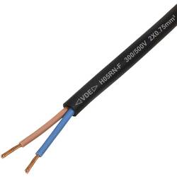 TRU COMPONENTS TC-13389160 kabel s gumovou izolací H05RN-F 2 x 0.75 mm² černá 100 m