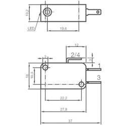 Pepperl+Fuchs indukční senzor přiblížení 10 x 16 mm zarovnaná PNP NBB2-V3-E2-V5