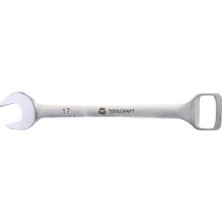 TOOLCRAFT TO-6542472 otvírák na lahve a plochý klíč 2 v 1 Délka klíče (cm) (jen pro nadpis) 17 mm