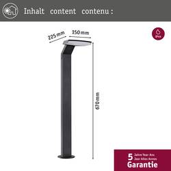 Paulmann 94828 Zerena sloupkové LED světlo LED 10 W antracitová