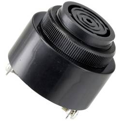 TRU COMPONENTS TC-10475808 piezo bzučák Hlučnost: 80 dB Napětí: 12 V/DC nepřerušovaný tón 1 ks