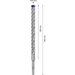 Bosch Accessories EXPERT SDS plus-7X 2608900128 wolfram-karbid příklepový vrták 1 ks 15 mm Celková délka 265 mm SDS plus 1 ks