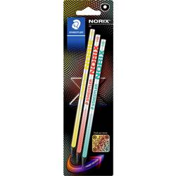 Staedtler NORIX 181-HBBK3 sada tužek Označení tvrdosti: HB 3 ks