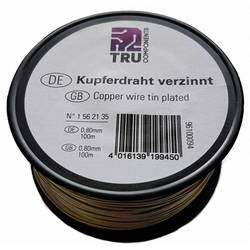 TRU COMPONENTS 1515008/22 1562136 měděný drát, 22 m