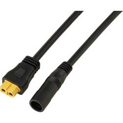 DC zásuvka 2,1/5,5 mm pro XT60 kabel, 0,5 m TC-13619292 černá TRU COMPONENTS Množství: 1 ks