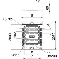 OBO Bettermann 6047630 kabelový žlab (d x š x v) 3 m x 150.00 mm x 60.00 mm 3 m