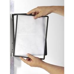 Durable nástěnný držák pohledové tabule VARIO MAGNET WALL 5 černá DIN A4 Počet dodaných průhledných tabulek 5