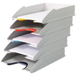 Durable 770427 VARICOLOR® MIX TRAY SET odkládací přihrádka na dopisy DIN A4, DIN C4 šedá 5 ks