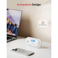 X-Sense XC01-R, ZASXS00167WEU detektor oxidu uhelnatého na baterii, detekce oxidu uhelnatého (CO)