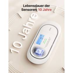 X-Sense XC01-R, ZASXS00167WEU detektor oxidu uhelnatého na baterii, detekce oxidu uhelnatého (CO)