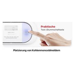 X-Sense XC01-R, ZASXS00167WEU detektor oxidu uhelnatého na baterii, detekce oxidu uhelnatého (CO)