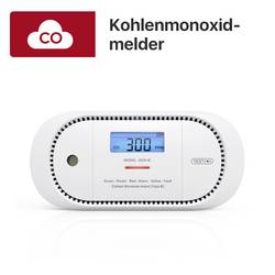 X-Sense XC01-R, ZASXS00167WEU detektor oxidu uhelnatého na baterii, detekce oxidu uhelnatého (CO)